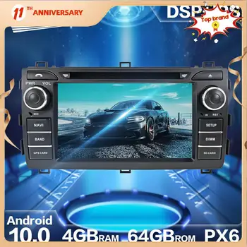Aotsr PX6 Android 10 Avto Radio, GPS Navigacija Za Toyota Auris 2013 - 2015 Avto HD Stereo zvokom v Video Multimedijski Predvajalnik DVD-jev DSP Carplay