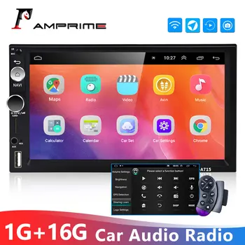 AMPrime 2 Din Android Avto Radio 7 palčni Multimedijski Predvajalnik Videa, GPS Auto Stereo 2DIN MP5 Predvajalnik Autoradio Za Toyota, Nissan VW