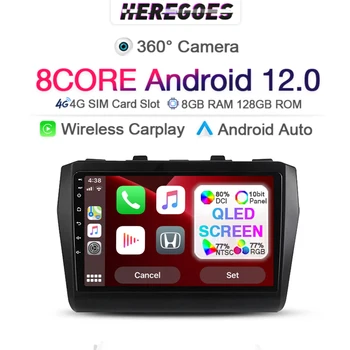 360 Fotoaparat Carplay Android 11.0 Avto DVD Predvajalnik Za Suzuki Swift 2016 2017 2018 2019 2020 2021 4G LTE GPS Radio Bluetooth 8G+128G