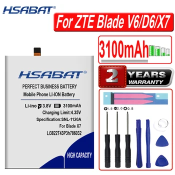 HSABAT Li3822T43P3h786032 3100mAh Baterija za Orbic Orbic-RC-501L ZTE Blade V6 ZTE Blade D6 ZTE Blade X7