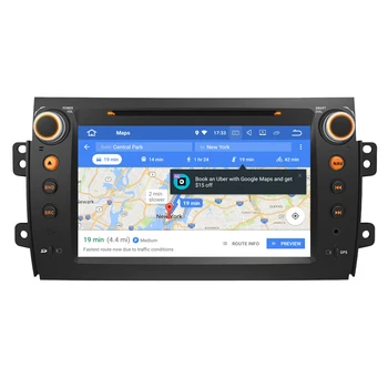 Android 8.0 Za Suzuki SX4 Zaslon na Dotik Avtomobilski Stereo Radio DVD Navigacijo GPS Sat Navi Autoradio Bluetooth Multimedijski Sistem Media