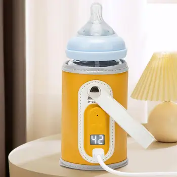 USB Mleka, Vode Toplejše Potovanja Voziček Izolirani Torbi Baby Nego Steklenico Toplote z LCD Varno Otroci materiala za Zunanji Zimske