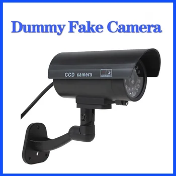 LOFAM Lažne kamere Dummy Emulational kamere cctv kamera bullet nepremočljiva zunanji uporabi za varnost doma z LED bliskavico