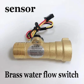 Senzor DN15G 1/2 medenina vode merilnik pretoka Senzor, stikalo za pretok razpon 1.25-30 L/min DC3V5V24V