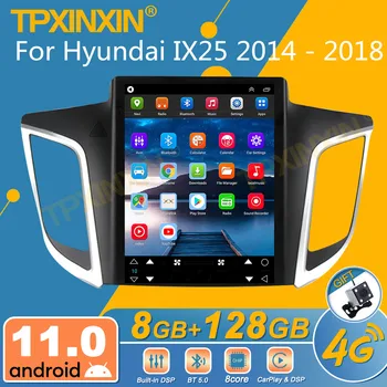 Za Hyundai IX25 2014 - 2018 Android Avto Radio Tesla Slog 2Din Stereo Sprejemnik Autoradio Multimedijski Predvajalnik, GPS Navi Enota Zaslon