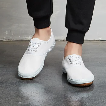 TOPONE klasični tenis beli čevlji barva platno čevlji Anti-skid moške in ženske vadba obutev borilne veščine Tai chi čevlji