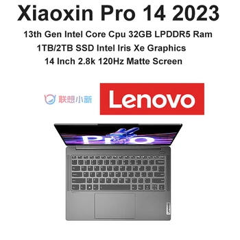 2023 Prenosni RAČUNALNIK Lenovo Xiaoxin Pro 14 Laptop 13. Gen Intel Core Cpu 32GB Ram 2TB SSD 14 Palčni 2.8 K Mat Zaslon Windows 11 Pro